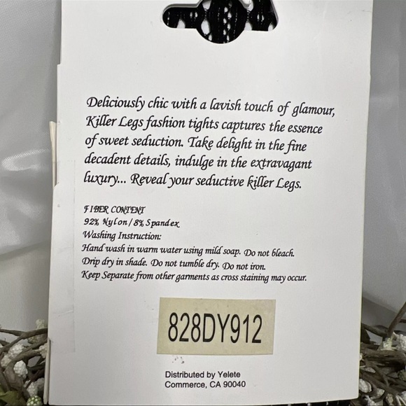 Killer Legs Chic Fashion Tights by Yelete Glamorous Decadent Details Leggings - Picture 5 of 5